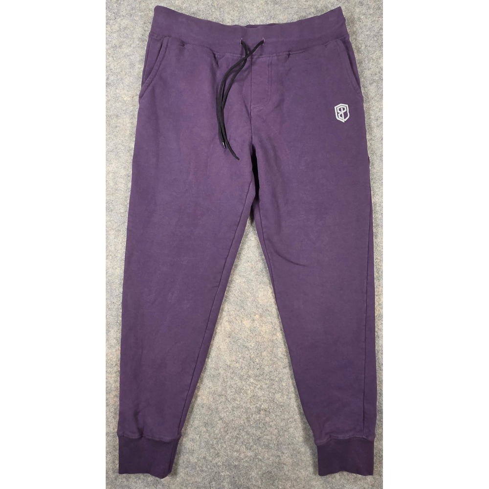 Born Primitive Mens Purple Jogger Sweatpants Size M Athlete Driven Training Pant